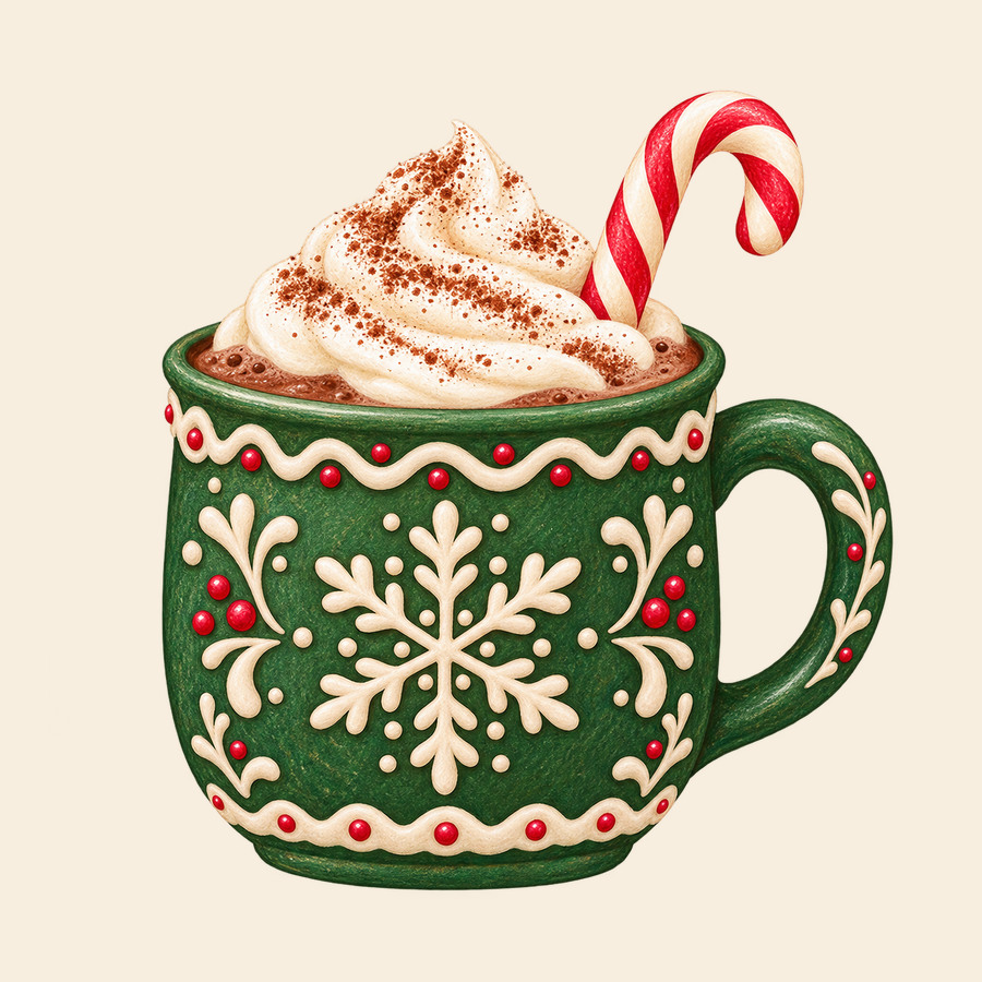 Peppermint hot cocoa