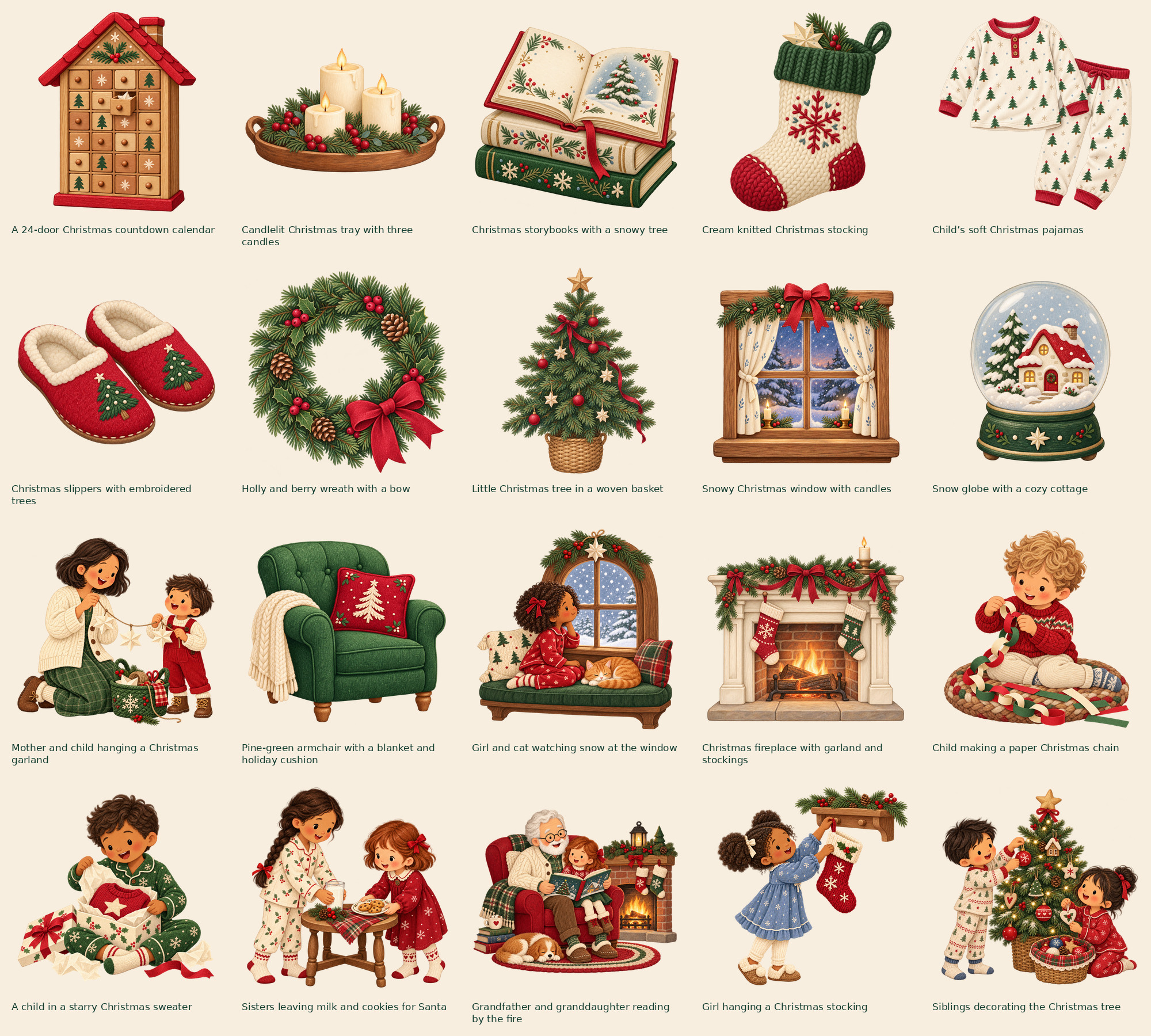 Complete individual illustration inventory