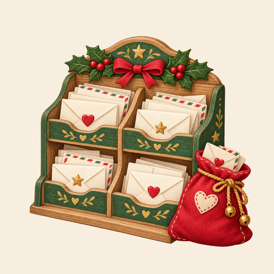 Christmas letters to sort