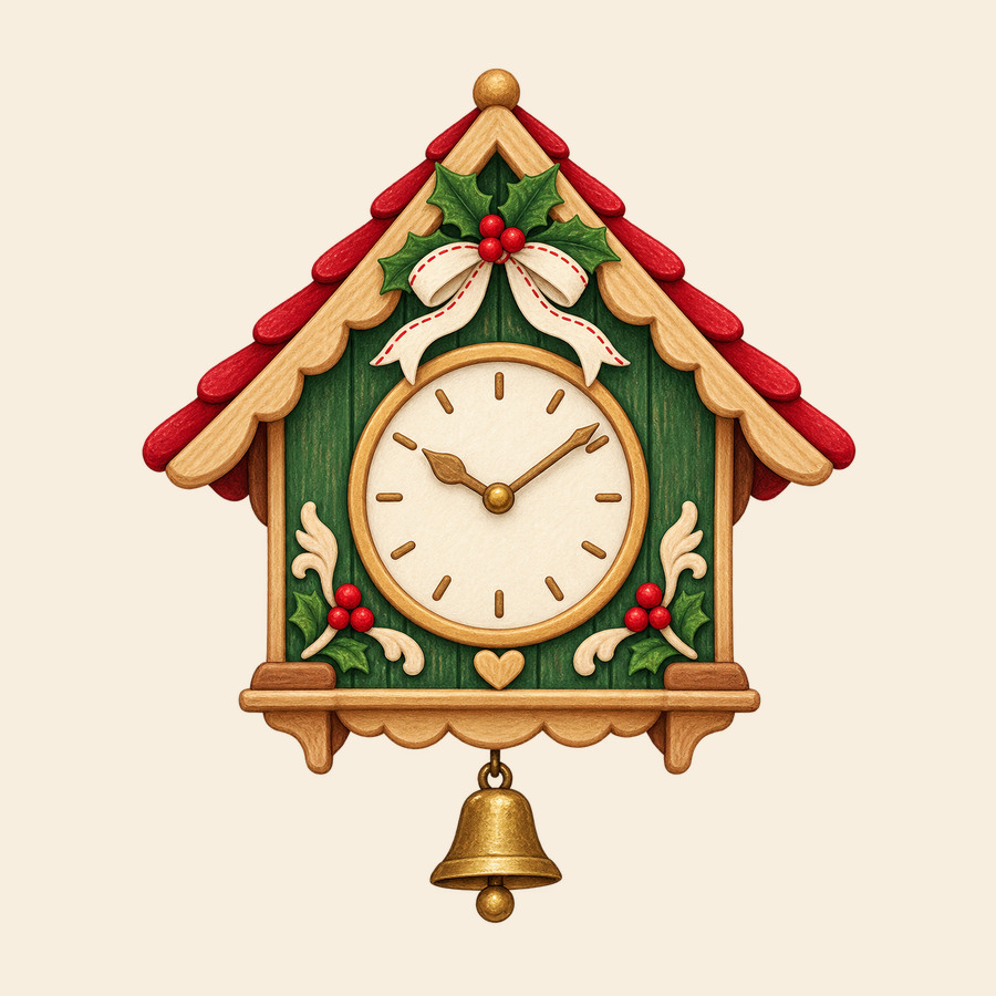 The workshop Christmas clock